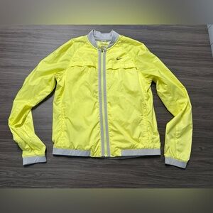 Nike Yellow and Gray Women's Jacket